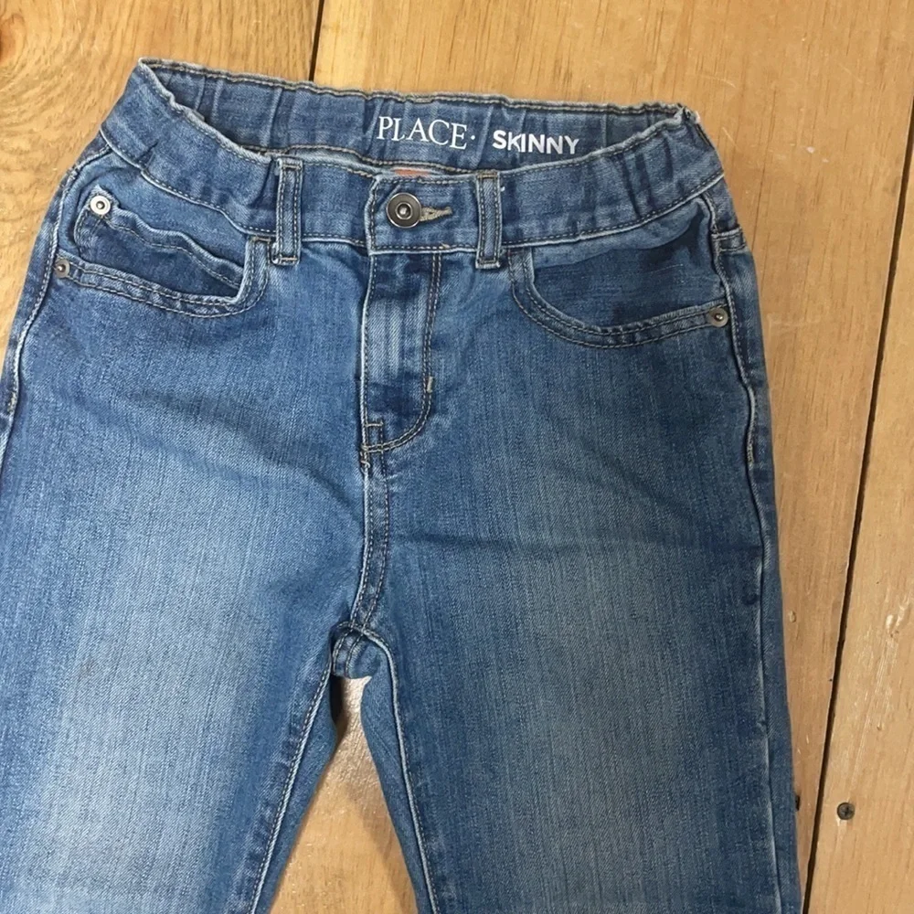 Children's Place boys Skinny Jeans,  adjustable, elastic back waist, 10